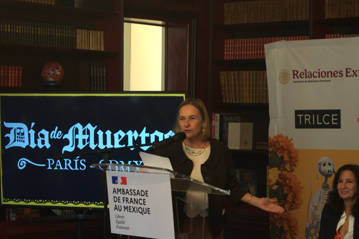 rmiimer's tweet photo. 📸Esta mañana, estuvimos presentes en la presentación de la exposición fotográfica *02.11 Día de Muertos”,  muestra que llegará simultáneamente a la Ciudad de México y a París, Francia. 🇲🇽🇫🇷 https://t.co/PXiwewzTGb