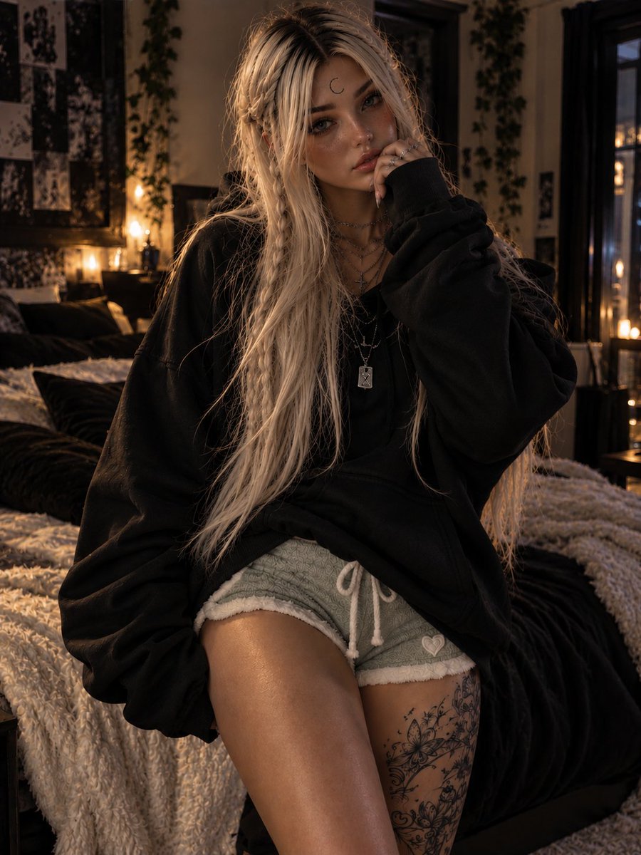 Damaging_Blaze's tweet photo. Always stealing my babys hoodie. I love you Kairo ❤️🥰 https://t.co/tZB7VByGYU