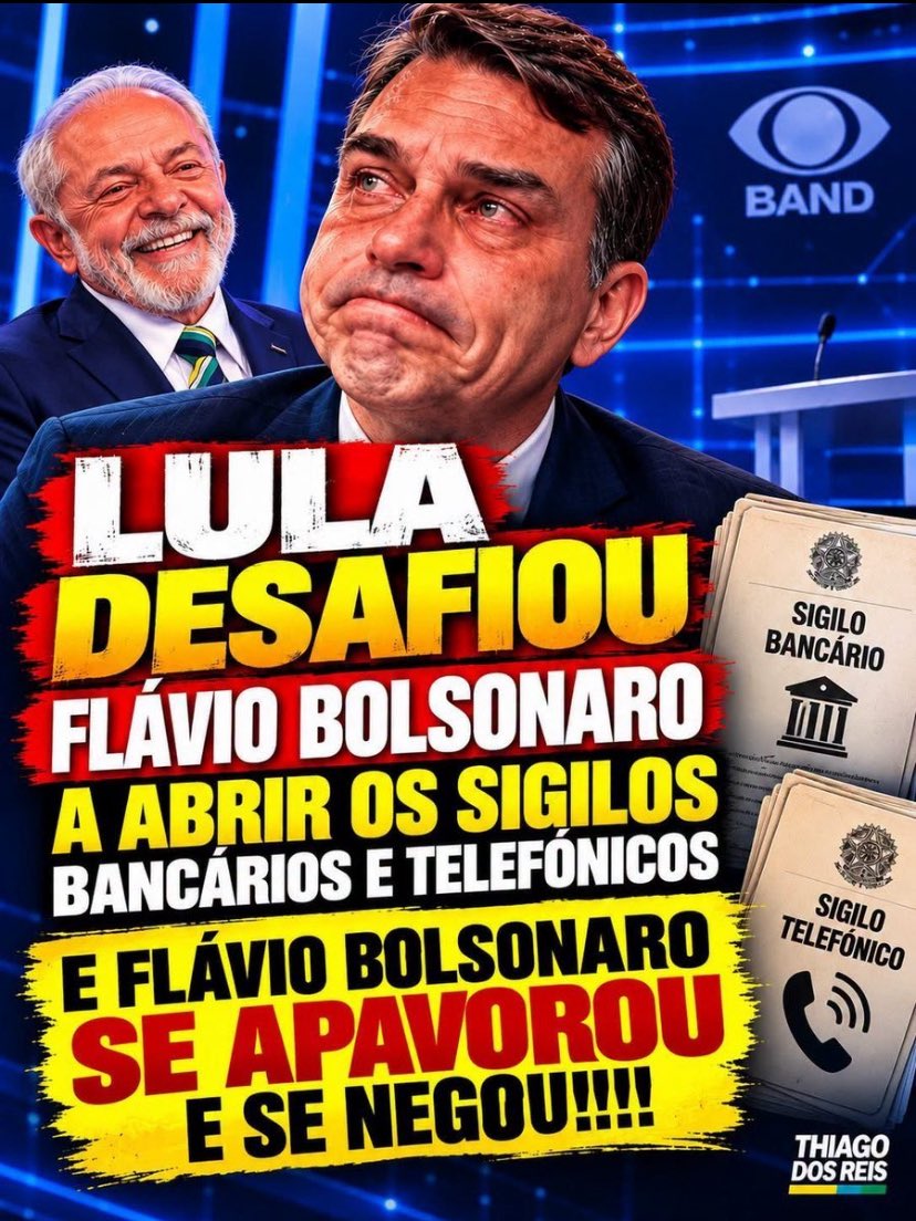 IgorRibCarvalho's tweet photo. @MaguiPessin Flávio, meninão arregão 

#LulaAbriuOSigiloFlavioArregou https://t.co/gLBlS6bfkX