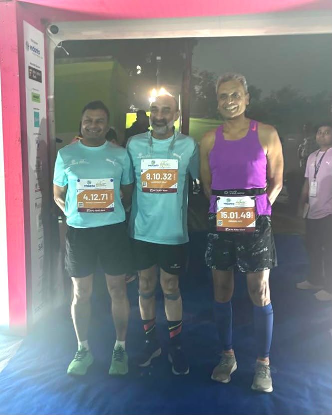 HQ_DG_NCC's tweet photo. A Shining Example 

Leadership is as much about setting the pace as it is about setting an example.

Yesterday , at the Vedanta Delhi Half Marathon, the Chief of the Naval Staff, Chief of the Air Staff and DG NCC, were the three senior-most serving officers representing the Navy, Air Force and Army, demonstrating that endurance, discipline and leading from the front are not just expectations of those they command. 

They are standards they set for themselves. 

A motivating feat indeed for our cadets to emulate
@rajnathsingh @SethSanjayMP @SpokespersonMoD @HQ_IDS_India @adgpi @IAF_MCC @indiannavy @vatsvirendra1 
.
.
.
.
.
#NCCIndia #VedantaDelhiHalfMarathon #Fitness #Inspiration #FitIndia