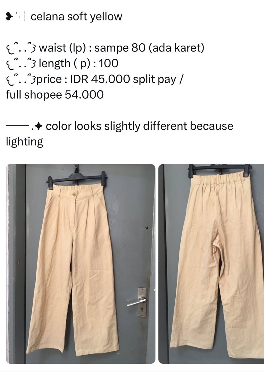 shelterofsea's tweet photo. avail!!
under 50k
pic 3 all item = 25k
pic 4 all item = 20k https://t.co/xPRSMUhCaj