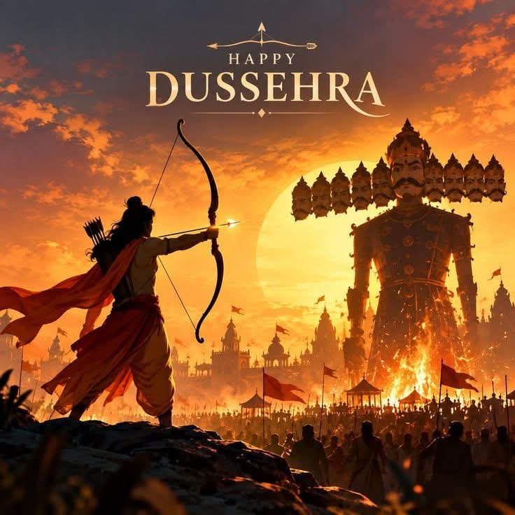 VVipinpatel's tweet photo. 🏹🔥 दशहरा की हार्दिक शुभकामनाएँ! 🙏🚩

बुराई पर अच्छाई की जीत और सत्य की विजय का प्रतीक है दशहरा। भगवान श्रीराम आपके जीवन में सुख, शांति, समृद्धि और खुशियाँ लेकर आएँ। ❤️✨

आप सभी को दशहरा पर्व की हार्दिक शुभकामनाएँ! 🚩🙏

#दशहरा #HappyDussehra  #dussehra2026 https://t.co/WA2fRWBASM