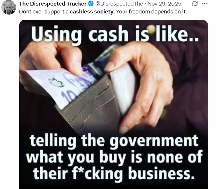 DreamerCanada's tweet photo. Do you agree with this? #CashlessSociety https://t.co/LenJTBa7gf