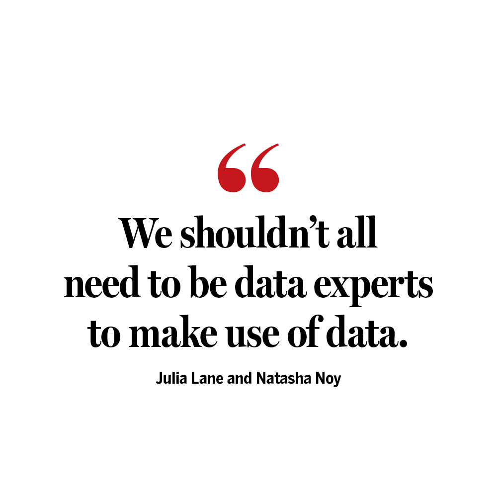 ScienceMagazine's tweet photo. "Governments across the world are treating data as a strategic asset. But data alone are not enough. Infrastructure must be developed that can provide signals about which data are 'fit for purpose' for the increasingly vast number of potential uses," write Julia Lane and Natasha Noy in a new #ScienceEditorial. https://t.co/ehwD8juiyE