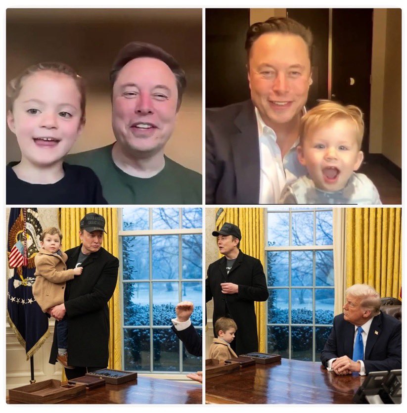 EvasFSD's tweet photo. Elon Musk says he wants to be alone and spend time with his kids. Wisest words of a trillionaire, the best dad in the world! @elonmusk ♥️ https://t.co/fXoZw5rniw