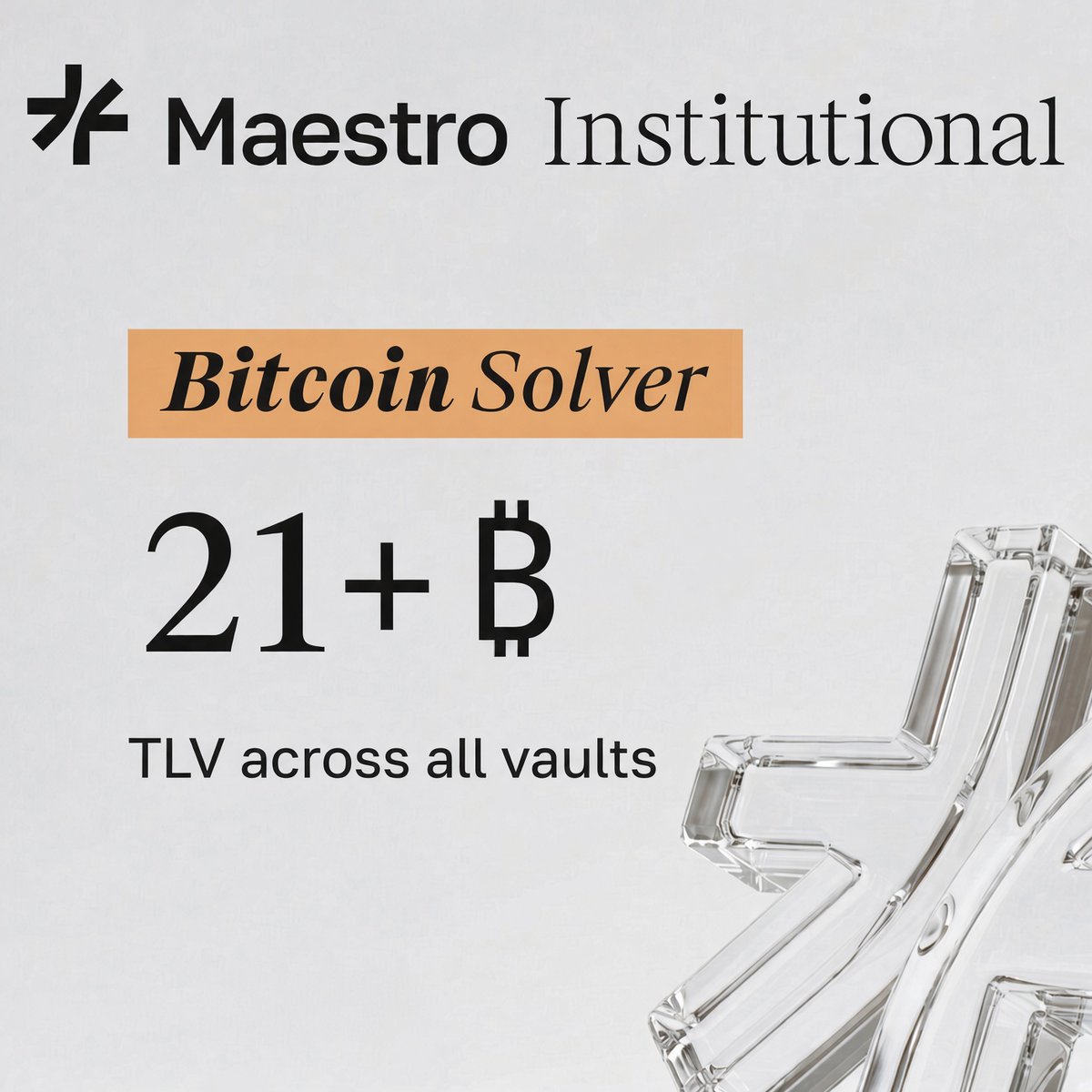 GoMaestroOrg's tweet photo. More Bitcoin is going to work.

Across Maestro vaults, holders are earning BTC-denominated yield from real economic activity.

DM for details.