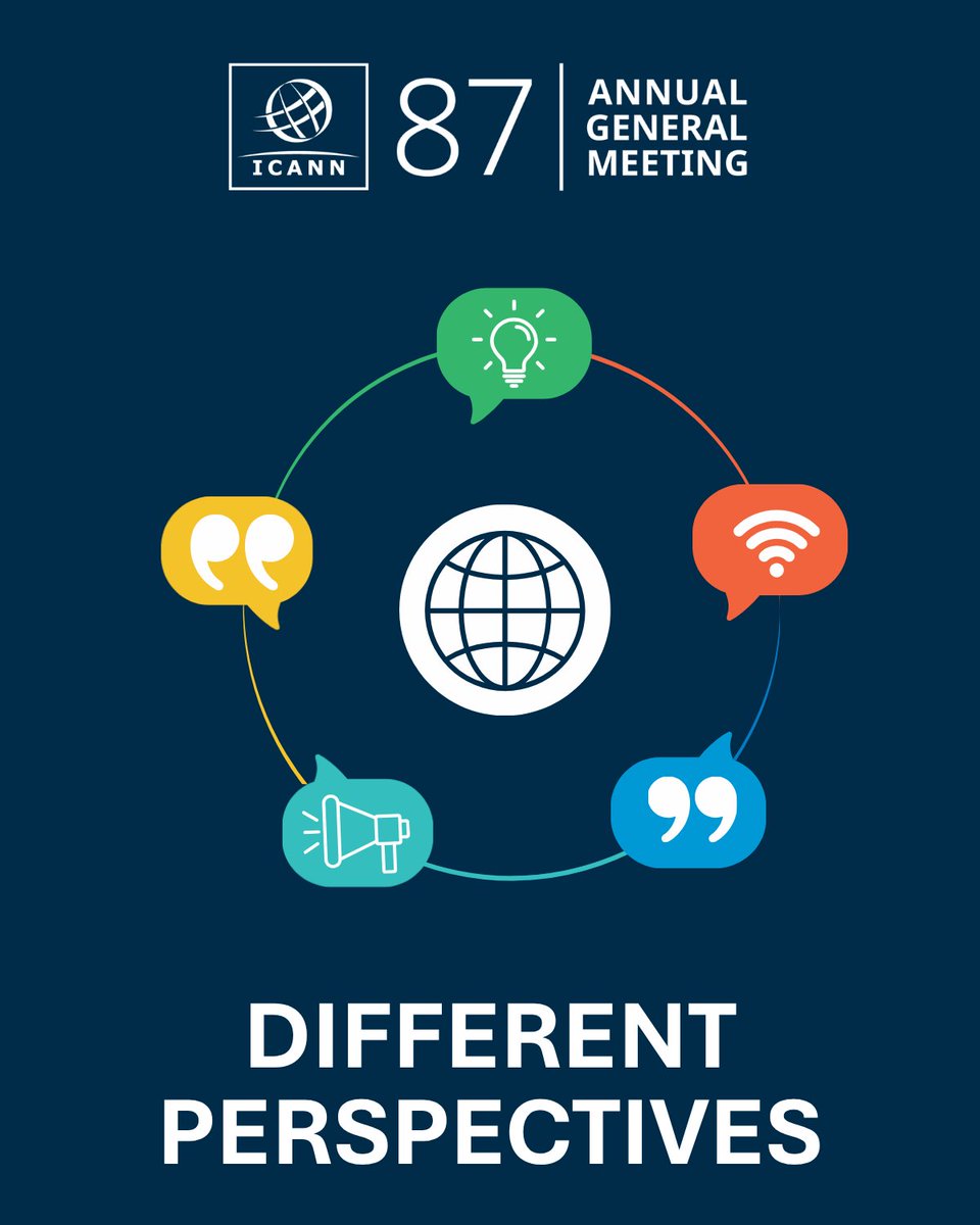 ICANN's tweet photo. One global Internet requires global participation.

At #ICANN87, people from around the world are coming together to help shape ICANN’s work.

👉 Follow the meeting: https://t.co/WnX7RRHhrq https://t.co/4kFrfb0m4n