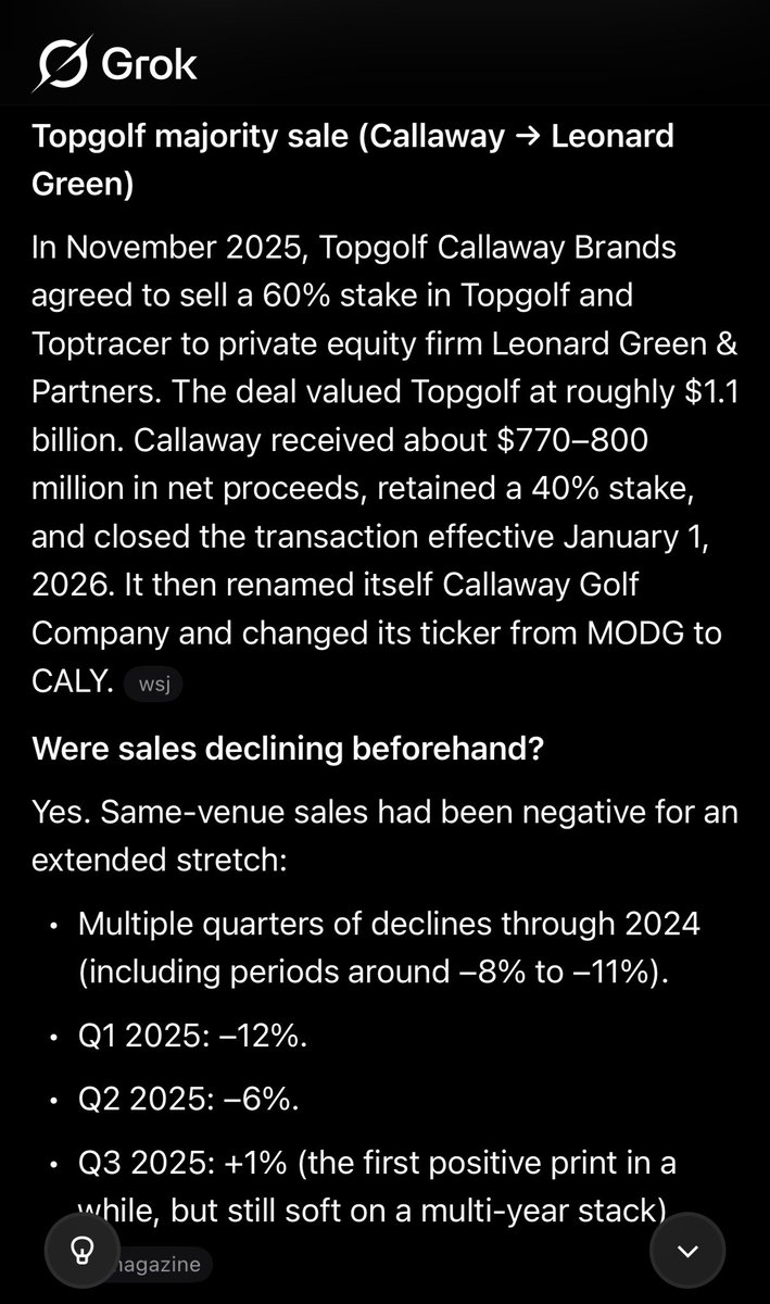 engineeringolf's tweet photo. More info on the sale of Topgolf: https://t.co/fmZOsee1wD
