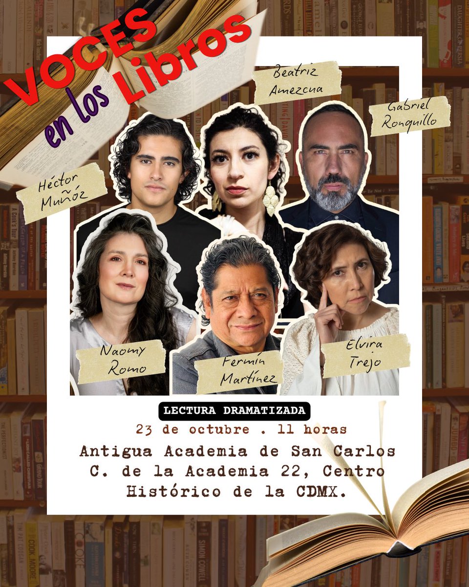 andactores's tweet photo. ¡Atención, Compañeras y Compañeros !
Las y los invitamos a ser parte de un momento muy especial: la única presentación de la lectura dramatizada “Voces en los libros” en la inauguración del Festival Cultural MANAQUE.
¡Los Esperamos! 🎭📖
#SomosANDA #ComunidadANDA https://t.co/2EbmULfjDW