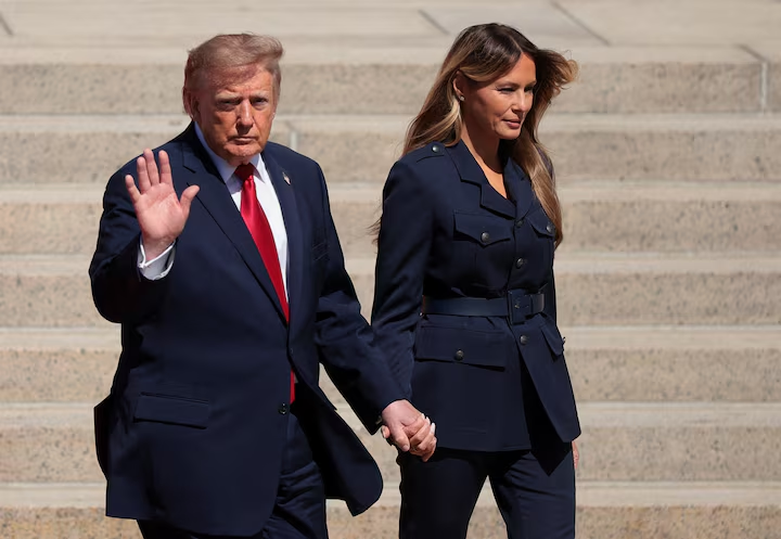 AdaCarter1543's tweet photo. US President Donald Trump signed an executive order alongside first lady Melania Trump on Monday creating a White House task force and a National Institutes of Health division focused on women's health. https://t.co/XKgAPosBNS