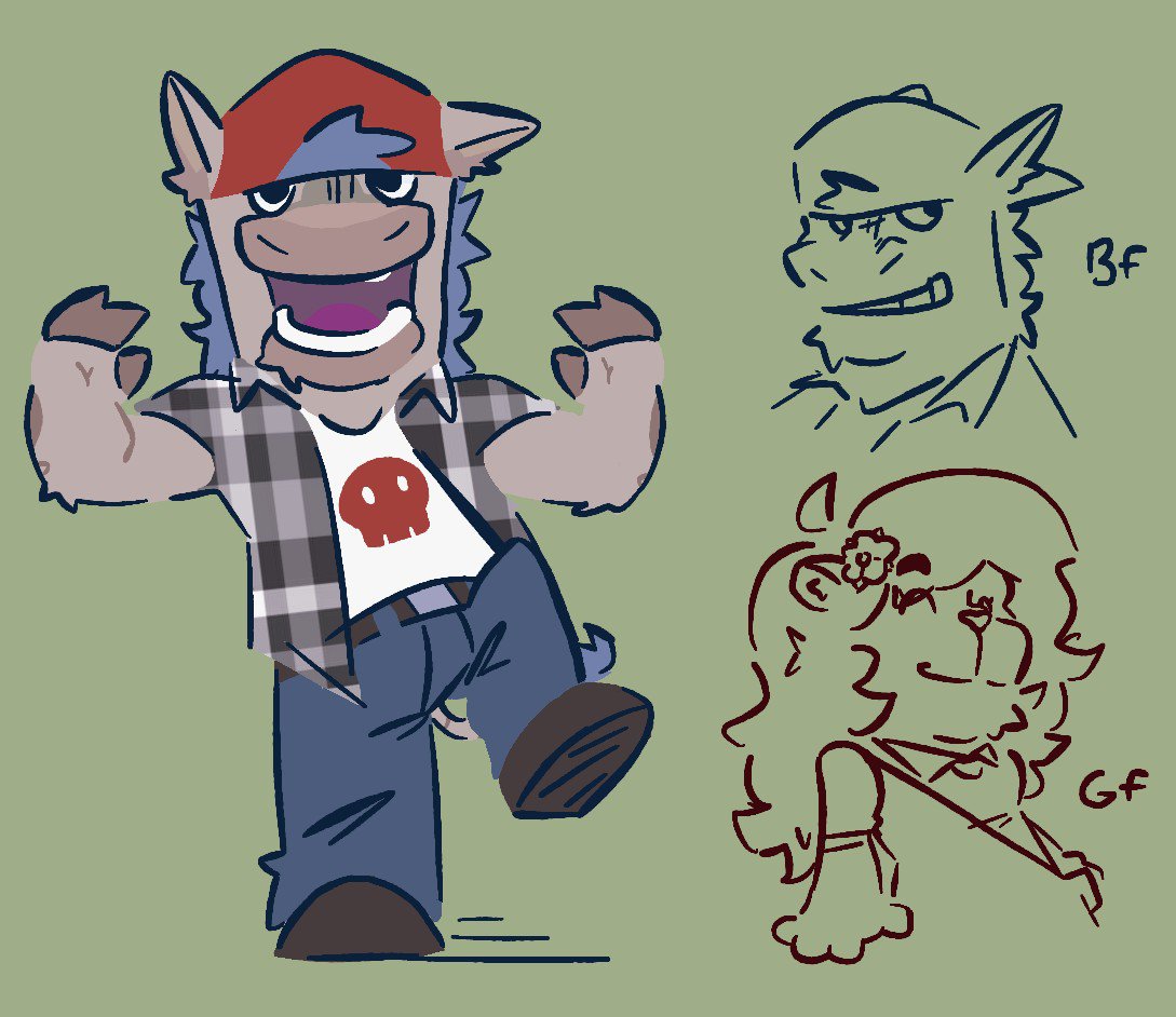 Terdoxp's tweet photo. more doodles (gf design is still a wip) https://t.co/TopMjtwXbw