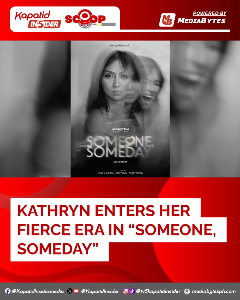KapatidInsider's tweet photo. #KIScoop | Asia’s Superstar Kathryn Bernardo enters an exciting new era as she unleashes a fiercer, more fearless side of her character, Billy, in the hit Kapamilya teleserye “Someone, Someday".

READ MORE: https://t.co/mMK8HIJCIv https://t.co/cq1WZ2PTcW