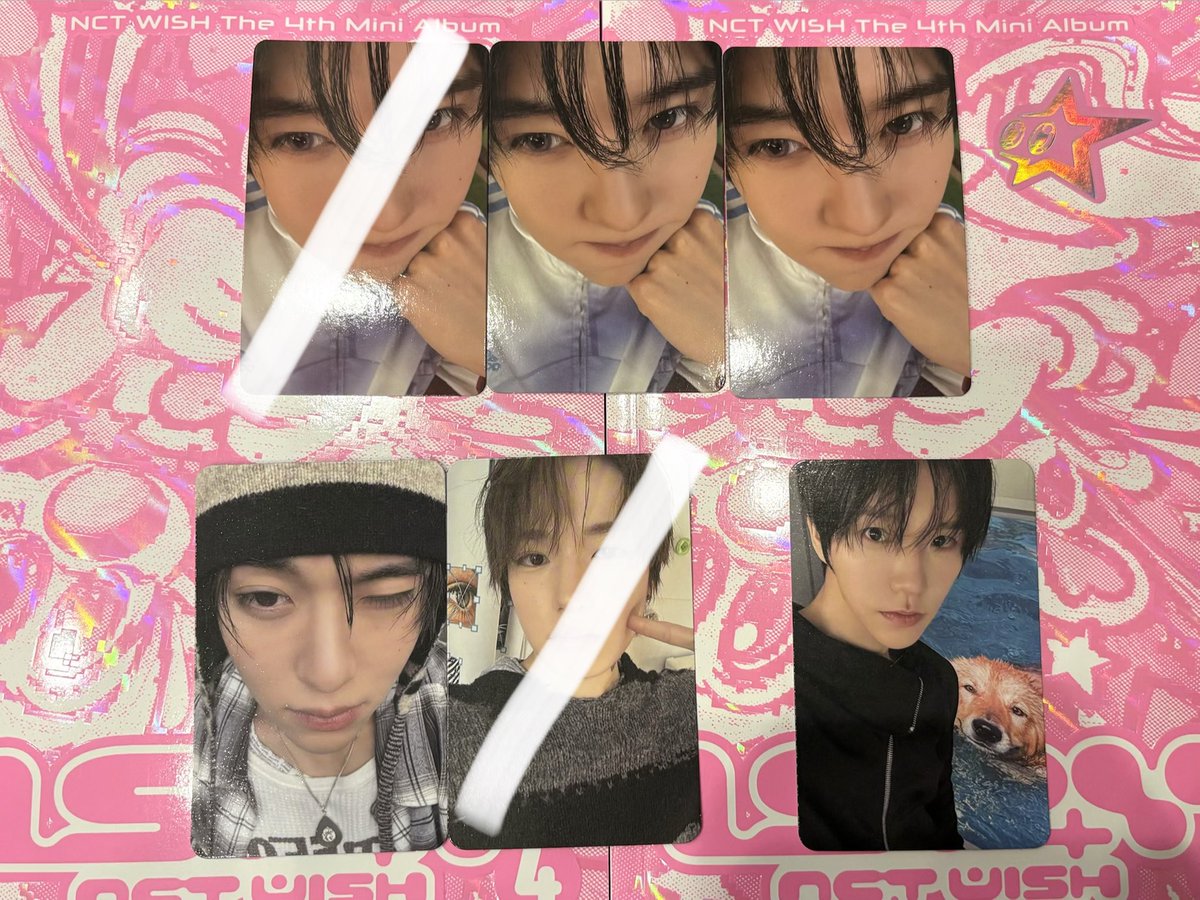 all_07s_wish's tweet photo. NCTWISH ウィシ nct wish ispy トレカ 交換 過去トレカ 着ぐるみ 黒スーツ

譲 画像のもの(着ぐるみユウシ❌)

求 タワレコ特典 リョウ

条件の良い方優先
お断りは♡
郵送希望です https://t.co/59WJzcQzOj