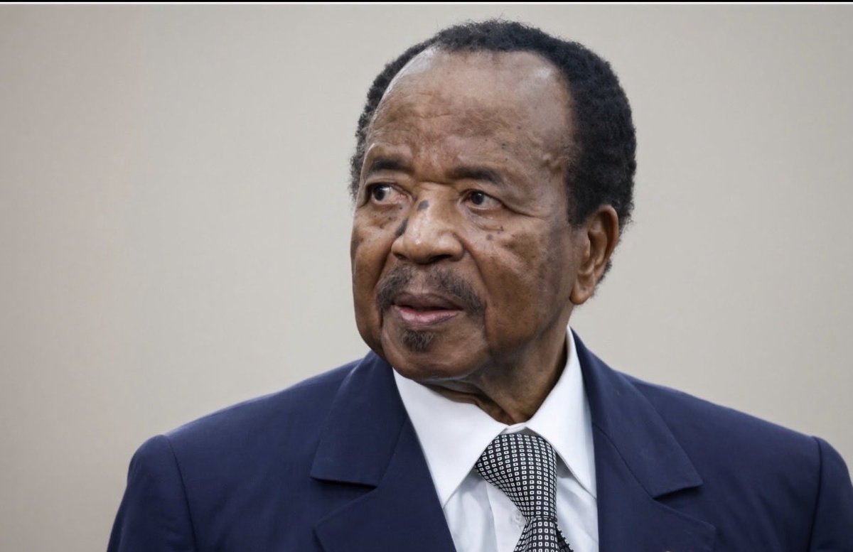 CoffeeAddict63's tweet photo. Cameroon is the first country to be run remotely! 🇨🇲

The 93-year-old President Paul Biya is expected to visit Cameroon next week for a two-week working trip before returning to Geneva, Switzerland, where he reportedly resides. https://t.co/iJYFowZRPL