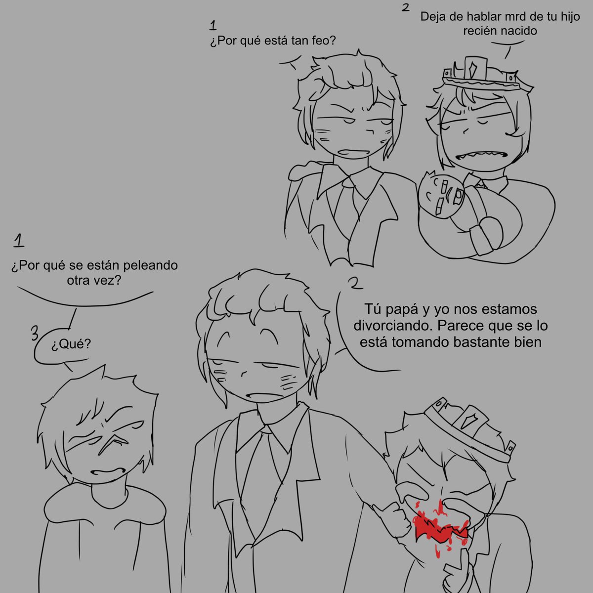trewlae_'s tweet photo. Versión en ESP

Grox y Frog son los papás divorciados de Mob obvio

Las proporciones son una mrd pq me dio pereza hacer esto

#froggygrox https://t.co/th5tV0pyZT