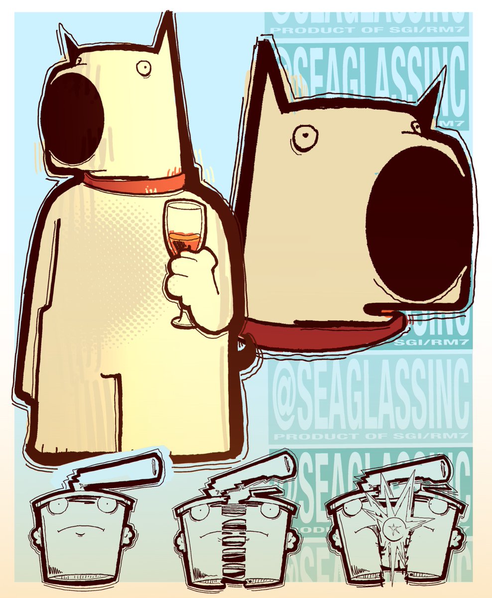 seaglassinc's tweet photo. drew brian from memory and also shake being ripped in half https://t.co/1COEw3mmTI