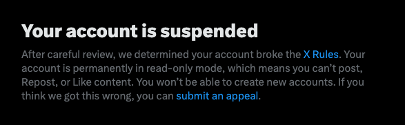 ktka2z's tweet photo. My digital asset account was suspended for no reason... https://t.co/FNxG3nRlNr