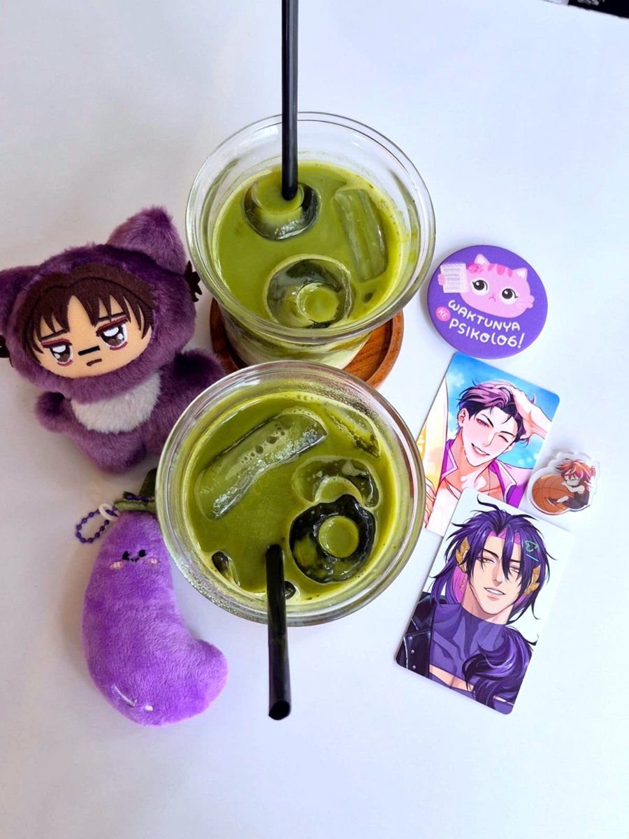 Ubiungwu's tweet photo. Pesen matcha less sugar krn udah ada pemanis tambahan💜 https://t.co/Wkqyfx0L8e