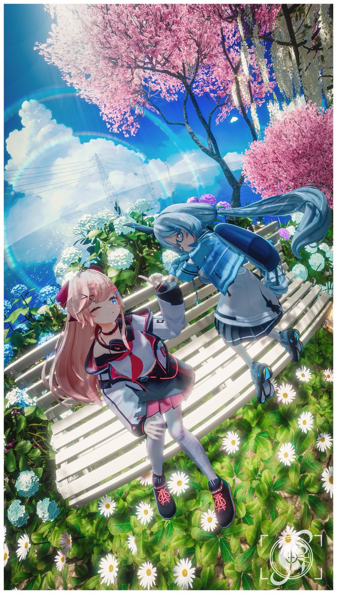 Ofn1r_VRC's tweet photo. 🌐「花の向こうに」 - Beyond the Flowers 
🖊By Art_Vin 
#ルリエ3D #ペルラ3D https://t.co/dJbk5Updry