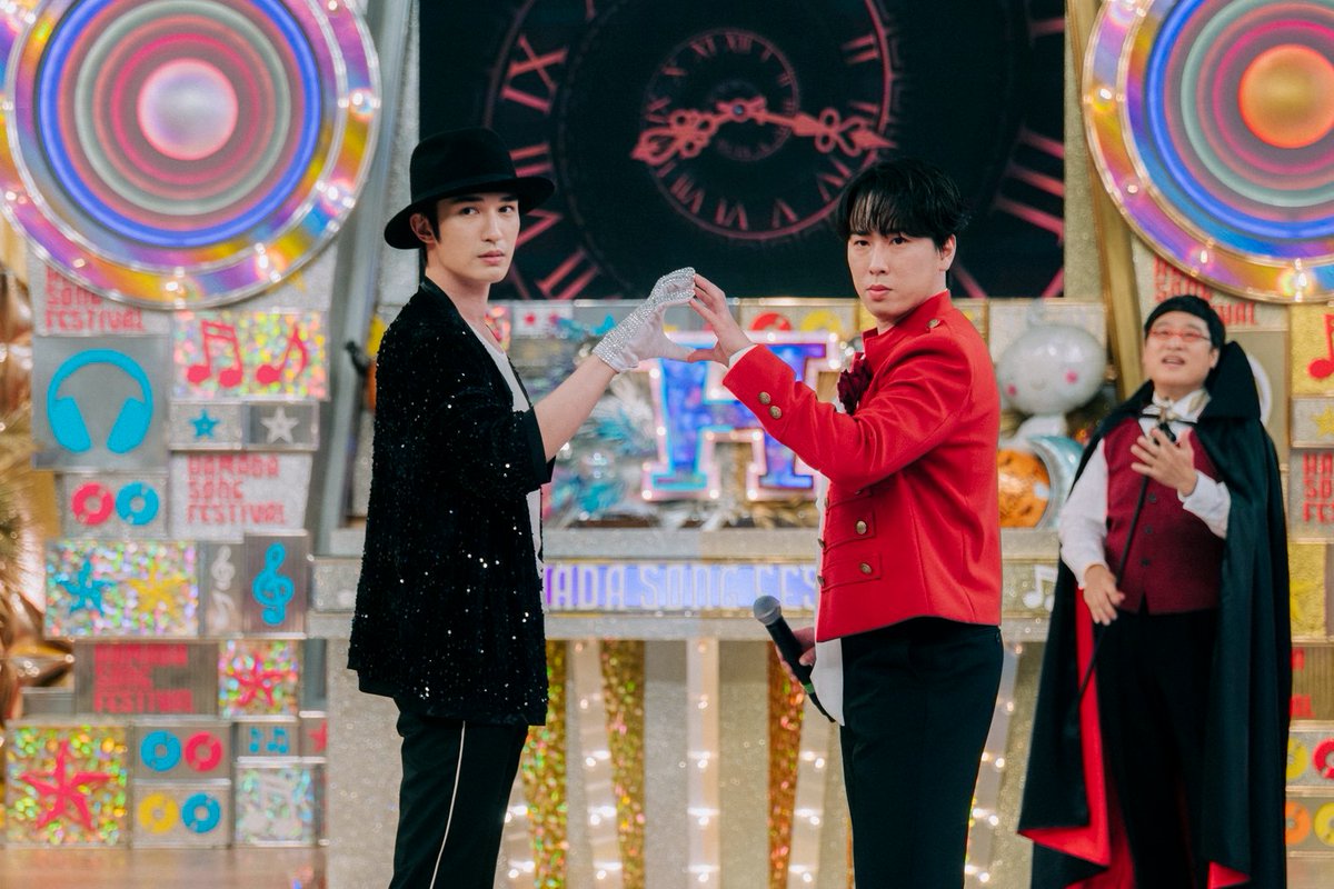 ookami_tbs's tweet photo. 🪩10月23日(金)よる7時🪩
#ハマダ歌謡祭
🎃ハロウィン2時間SP🎃

#宮舘涼太 #SnowMan 
#兼近大樹 #EXIT
#ジェシー #田中樹 #SixTONES 

#オオカミ少年 #浜田雅功 https://t.co/cYqrIMczv9