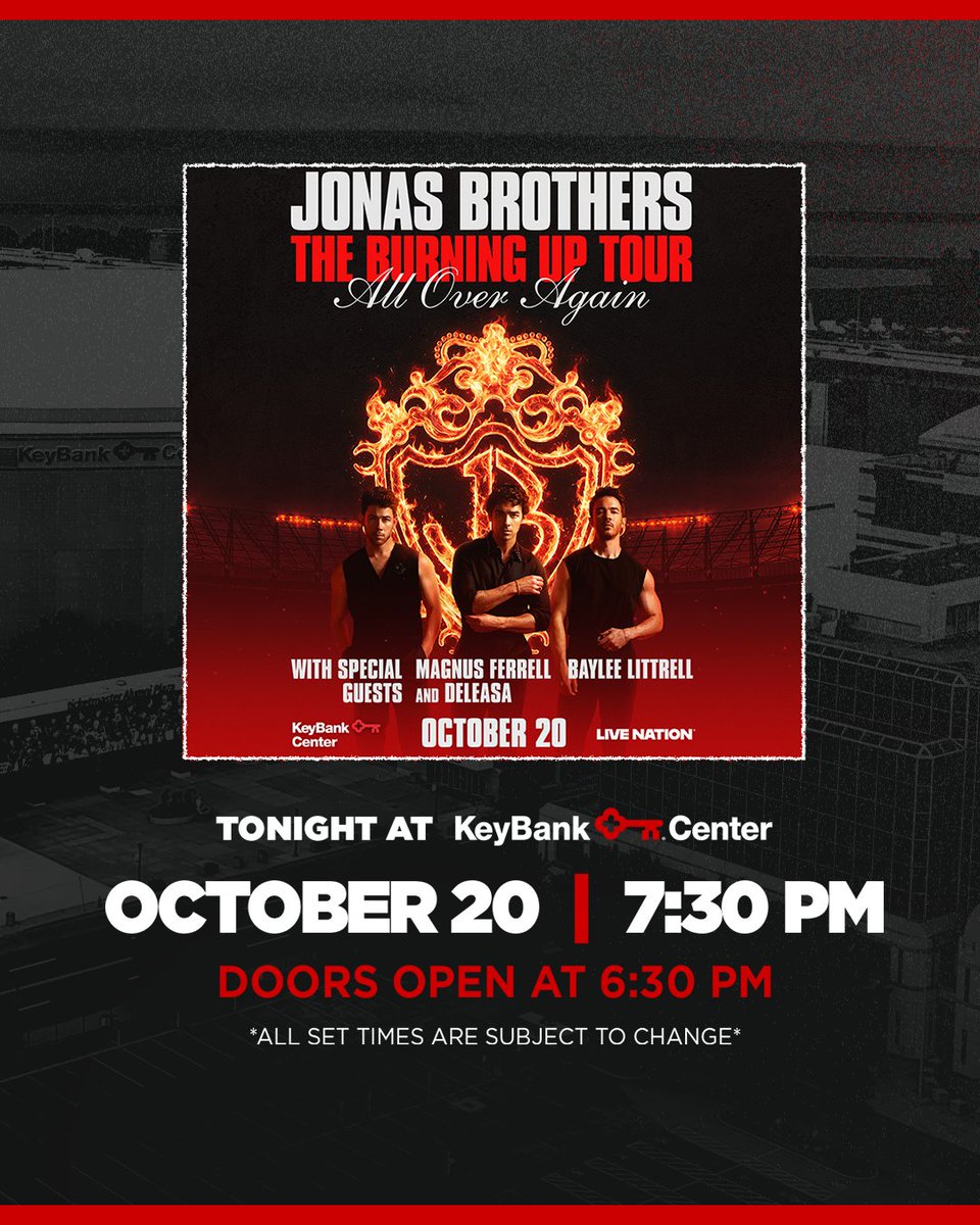 KeyBankCtr's tweet photo. The arena is heating up tonight! 🔥 https://t.co/WPLvfWQpLS