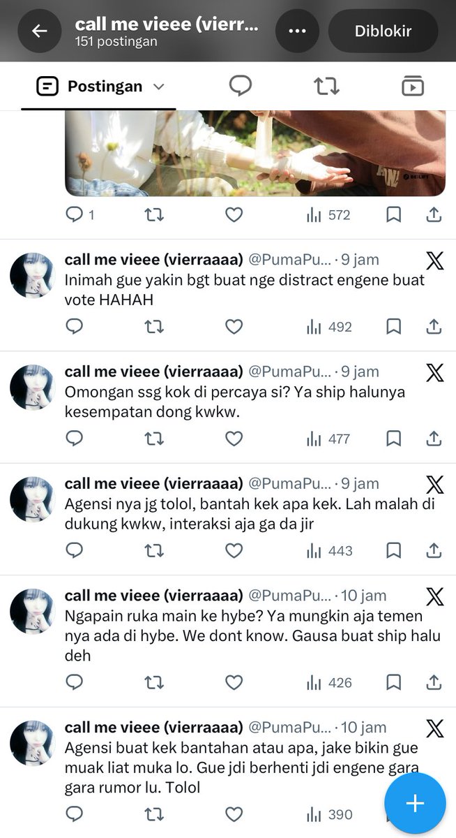ikeuziv's tweet photo. report + block, jangan interact‼️

padahal rumor itu ga jelas sumbernya, alias info bodong. orang kayak dia ini aneh, terlalu mikirin hal itu terus malah marah ke 2 pihak idol. ngehate idol cewe, bahkan ngehate jke juga🙂

🔗 https://t.co/XV6QNzd30x https://t.co/RXeNB5npZ9