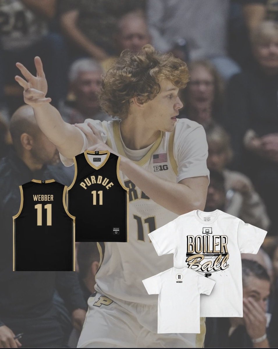 PurdueNILStore's tweet photo. Agreed.🤝
Shop Purdue freshman Jacob Webber’s Locker Room at the Purdue NIL Store and rep your #11 jersey all season long!🚂 
➡️ https://t.co/re4g800NlC https://t.co/7PS3Fb5Yxk