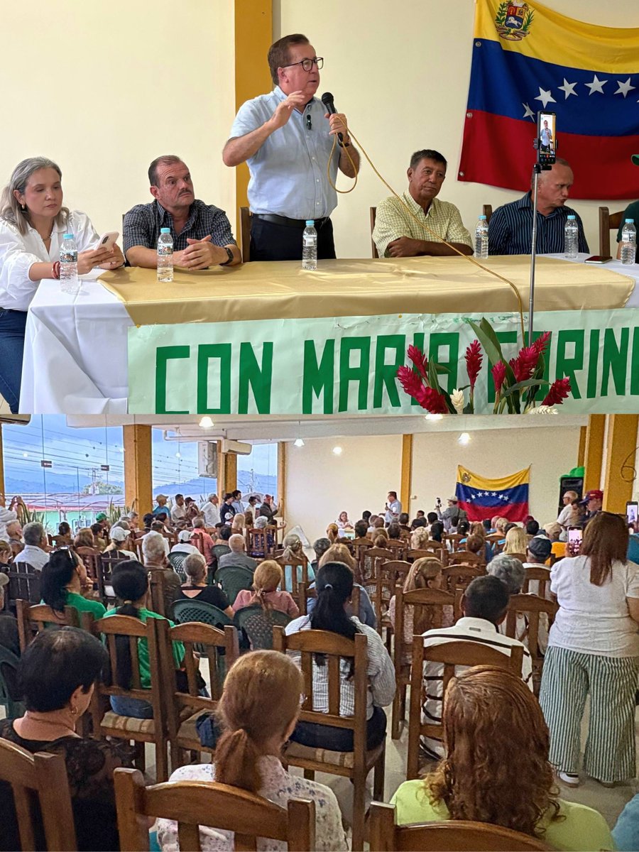CesarPerezVivas's tweet photo. #Táchira | Venezuela se mantiene firme y no aceptará más trabas ni demoras en el calendario electoral. Hoy renovamos nuestro compromiso con la libertad y el liderazgo legítimo de la nación. Con @MariaCorinaYA vamos #HastaElFinal para sacar de raíz a la barbarie chavista y transformar nuestro país en la Tierra de Gracia que merecemos.