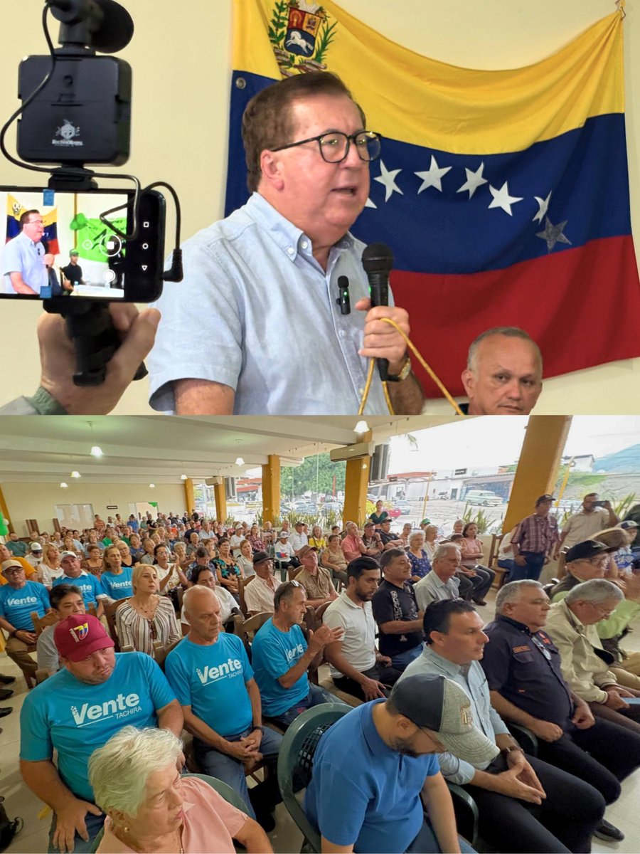 CesarPerezVivas's tweet photo. #Táchira | Venezuela se mantiene firme y no aceptará más trabas ni demoras en el calendario electoral. Hoy renovamos nuestro compromiso con la libertad y el liderazgo legítimo de la nación. Con @MariaCorinaYA vamos #HastaElFinal para sacar de raíz a la barbarie chavista y transformar nuestro país en la Tierra de Gracia que merecemos.