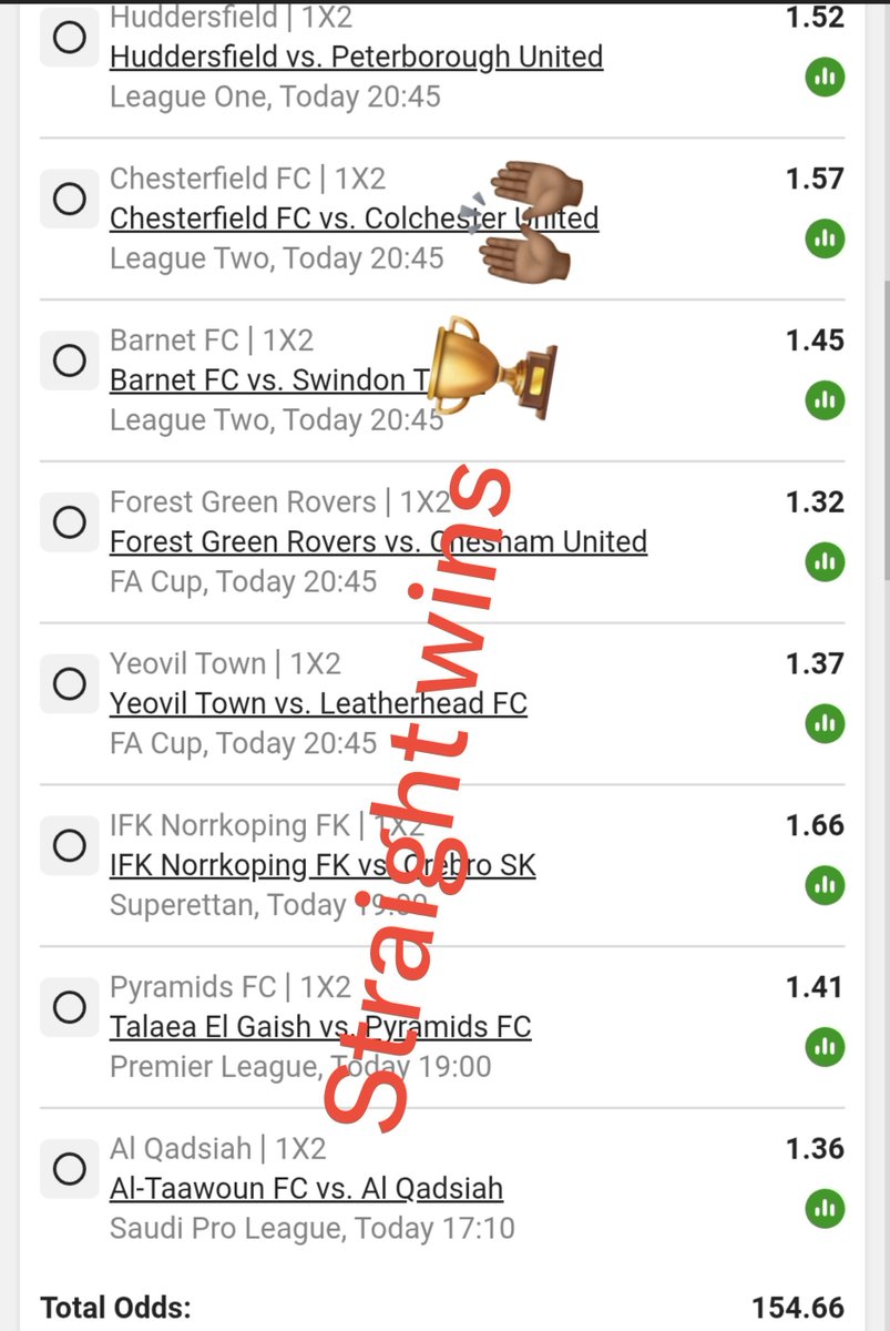 LeswiiSwaMina's tweet photo. Betslip CODE  : BW7B62B488 https://t.co/4LKLZXkUNu
Straight wins 🏆 

Kick OFF : 16;00 ⌚️ Odds-ON: 154 💥🍏 https://t.co/7TYcg62zPZ