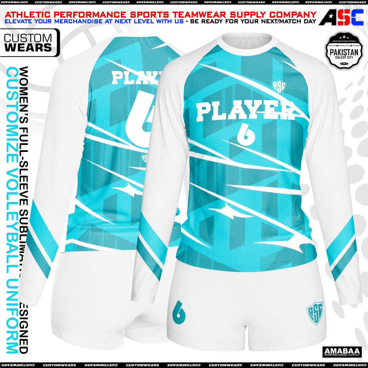 foconibarbiqh's tweet photo. ASC | Custom women's volleyball jerseys and shorts with sublimated dye prints, designed for athletes. Comfort, strength, and style from concept to creation. ASC—your next choice. https://t.co/rTnGWxGHfm