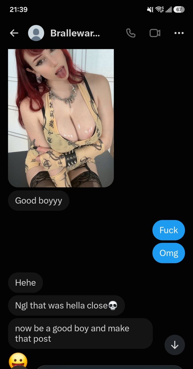 sugmaez's tweet photo. @Brallewarrior Made me his little slut with Morgpie. It was a good battle but he's just better than me.

#wankbattle #goon #wankchat https://t.co/t80i6yHqv5