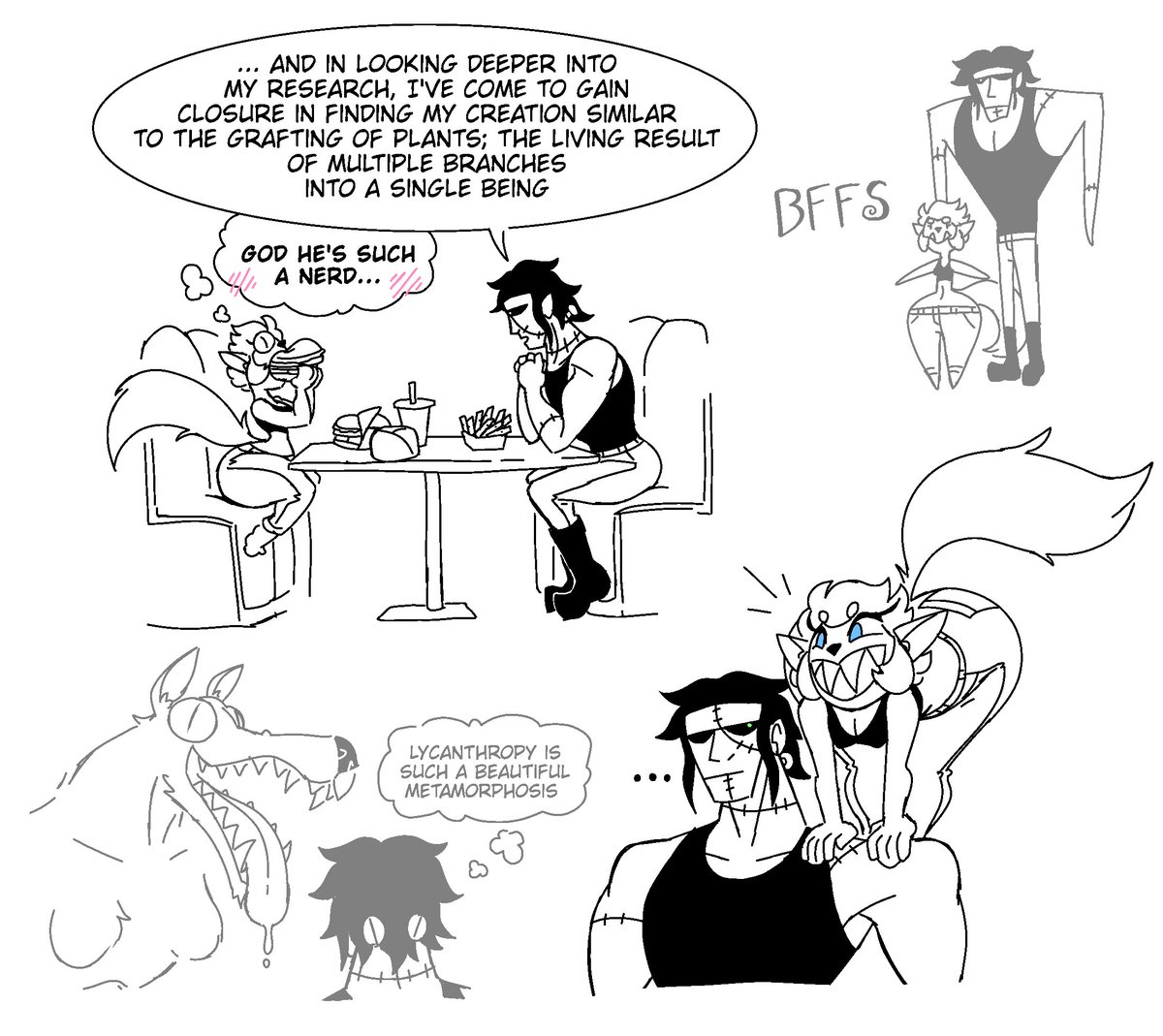 DIEGUTAN's tweet photo. Monster goobers doodles 🐺🔩 https://t.co/6QzTrfGM2m