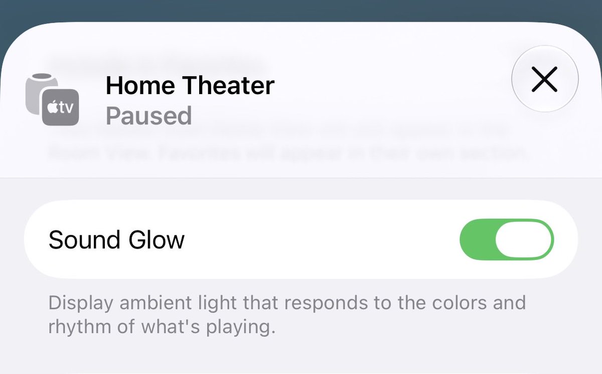 SSOUIC's tweet photo. 🆕 Sound Glow in action on HomePod2 
27.2 RC https://t.co/KL23f995m3
