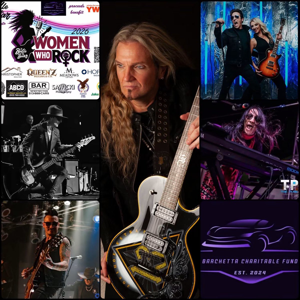 joelhoekstra13's tweet photo. What a fun Saturday night and Sunday in Cincinnati!  I was grateful to be a special guest at Belle and the Bear on Sunday in an epic fundraiser for Women Who Rock.  I played and sang 11 songs along with some friends of mine like Britt Lightning, Chip Z’Nuff, Johnny Martin, Tyson Leslie as well as some killer local musicians.  As it turned out Night Ranger’s die hard fan club Fans in Motion was having an event Saturday night and I was invited to be a part of a Q & A with 2 of the nicest people in the music business…Night Ranger’s long time keyboardist Eric Levy and their tour manager Ed Ripepi.  They had a great Night Ranger Tribute Band (Sentimental Street) playing and it was touching to know that so many of the fans remembered my time with the band!
