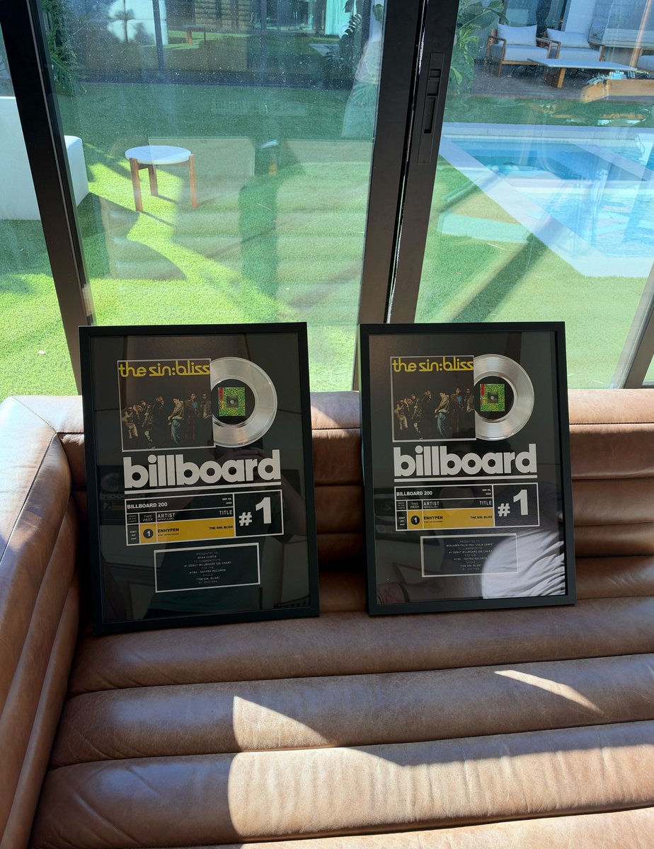 ryancurtis's tweet photo. the @enhypen plaques arrived! @theJuliaLewis 👏🏻 

thank you ENGENES! 

#engene #bloodyparadise #ENHYPEN https://t.co/HMbYwZoSMQ
