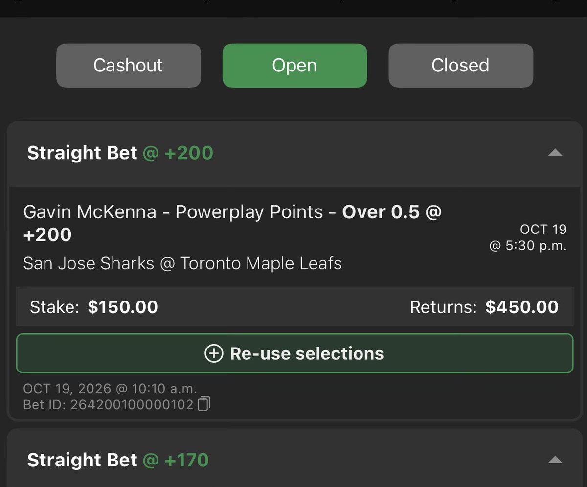 leafguy403's tweet photo. I laid only 2 bets tonight………. This was one! I’ll let know the other very soon lol

MCKENNNNNNNNNNNNNA

GO LEAFS GO!!!!!!!!!!!!!!!!!!
#lesfs #leafsforever @BET99CA https://t.co/BVY6xx44gh