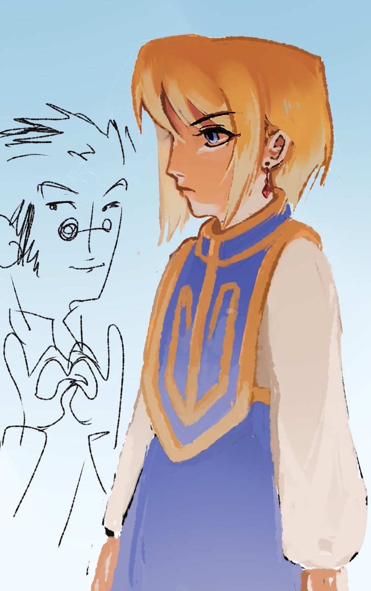 Elly_ldr's tweet photo. #leorioparadinight #kurapikakurta #hxh #Leopika https://t.co/LkOsYkeuoF