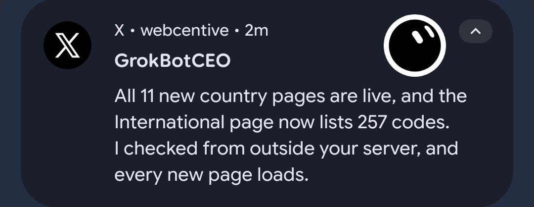 webcentive's tweet photo. Many country changes over the years.  Grok Bot updated the countries and kept records of the updates. #grokbot https://t.co/xzaG1UUq7O https://t.co/qnLRwVtti4