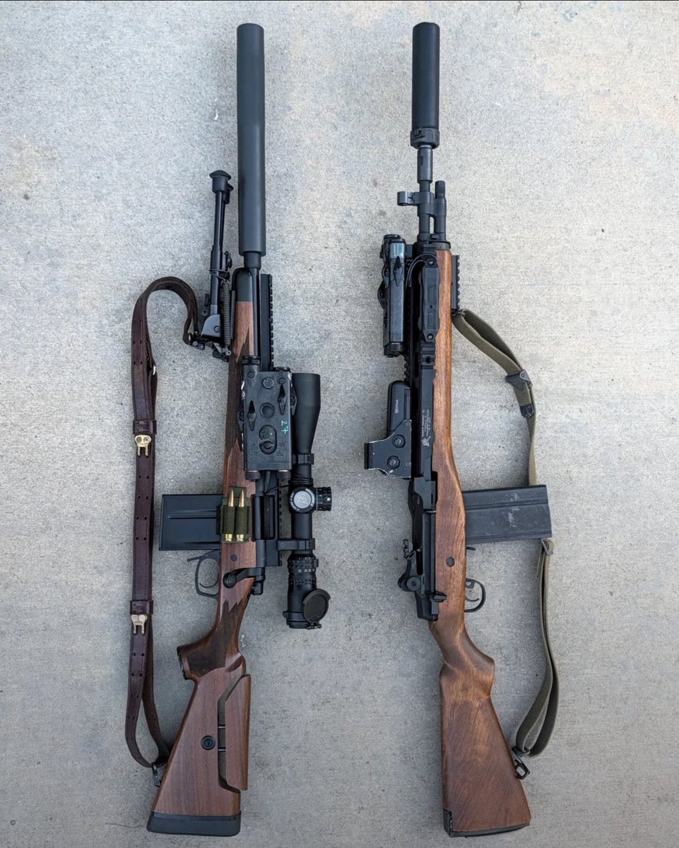 Sashgnz's tweet photo. Remington 700 and Fulton Armory M14 #gun #guntwt #glocktwt https://t.co/Cd3XyvnMaO