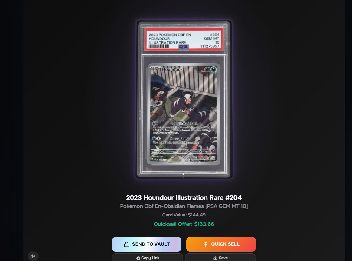 RamenCash's tweet photo. I finally got a freaking shiny! @shinylabs  Also they are goated because I got this with my own custom created $25 pack pull. Shout out me. LOL. https://t.co/XMfwOYIUgS