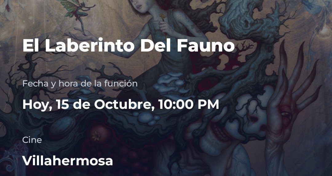 irafael_pg's tweet photo. @RealGDT @Cinepolis Uniedome a la queja, me toco un sonido pésimo, la película es realmente bella y eso hacia que se  olvidara el sonido horrible pero en los silencios era una tortura. https://t.co/r14Gsqnell