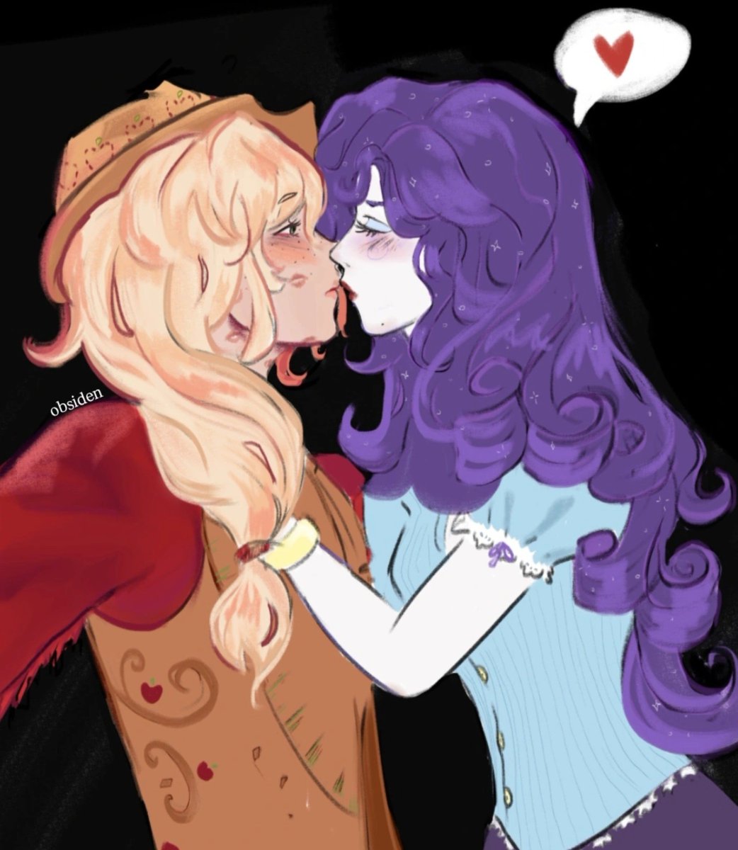 obsiDen's tweet photo. live love laugh rarijack🤠
#rarijack #mlp #applejack #rarity https://t.co/XilDpW35zS