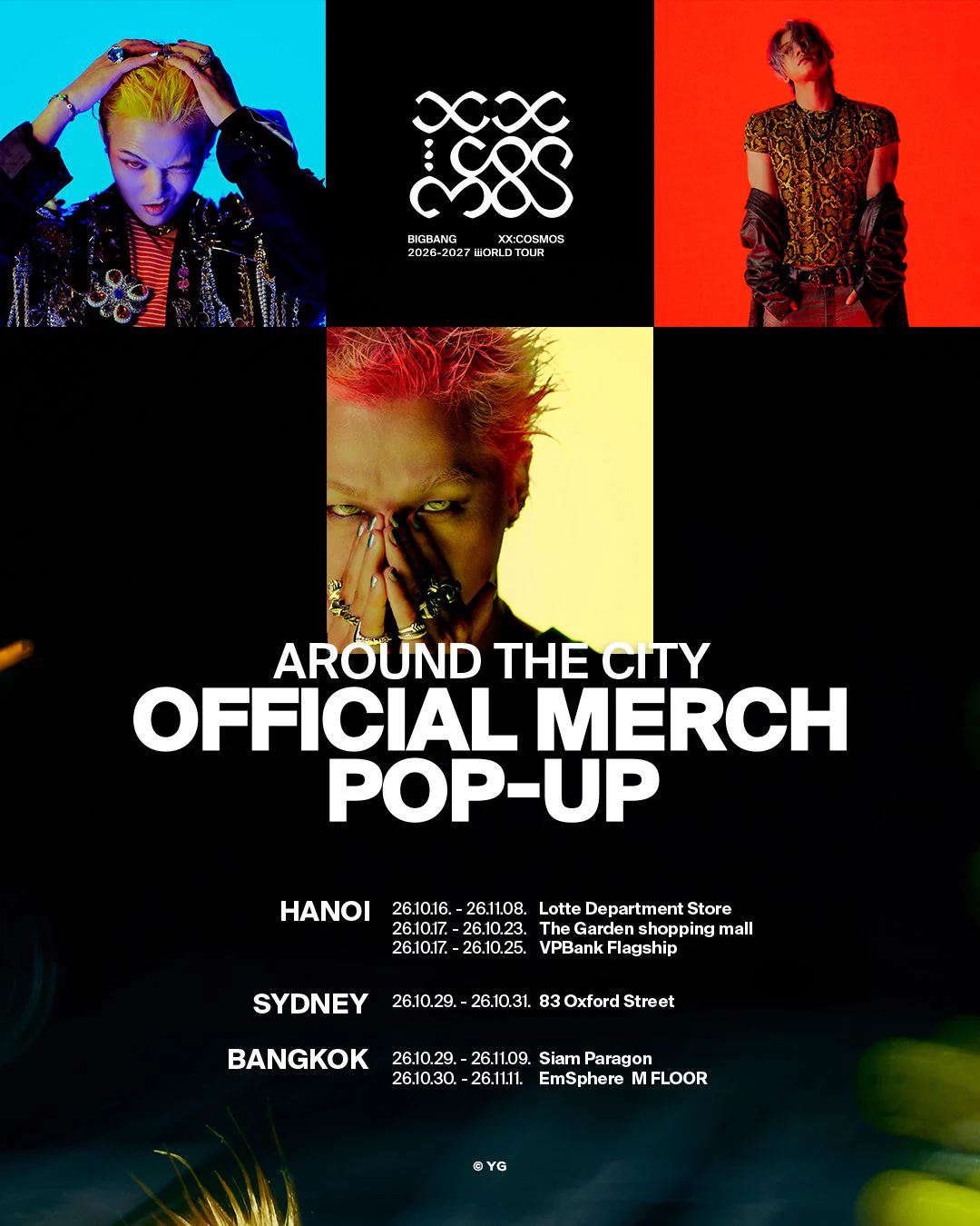 BIGBANG COSMOS ポップアップ ユニフォーム 新品　ソウルコン YG SELECT on X: 