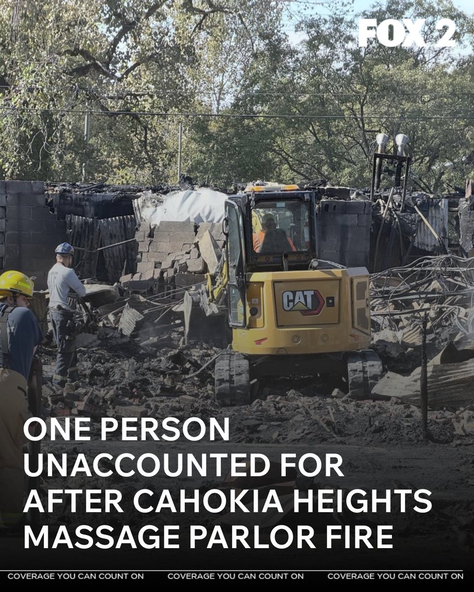 FOX2now's tweet photo. On Monday, cadaver dogs sniffed through the rubble trying to determine if anyone died in the fire. LINK IN BIO https://t.co/0Pn4lToROK
