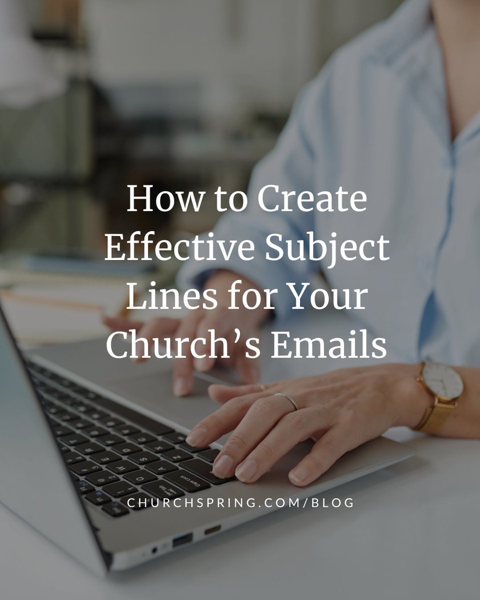 ChurchSpring's tweet photo. If church emails are not getting opened, audit your last 10 subject lines.

Are they specific? Do they focus on one idea? Do they match the content?

Effective subject lines for church emails remove uncertainty.

Read more at → https://t.co/bYCfYmgAdE

#ChurchEmails #ChurchComms https://t.co/WCX8sV7L65
