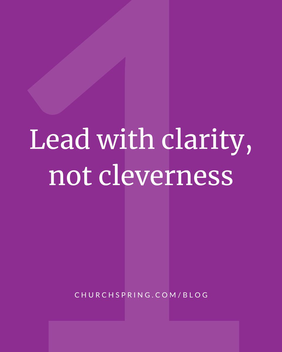 ChurchSpring's tweet photo. If church emails are not getting opened, audit your last 10 subject lines.

Are they specific? Do they focus on one idea? Do they match the content?

Effective subject lines for church emails remove uncertainty.

Read more at → https://t.co/bYCfYmgAdE

#ChurchEmails #ChurchComms https://t.co/WCX8sV7L65