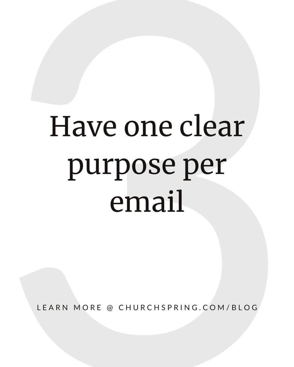 ChurchSpring's tweet photo. If church emails are not getting opened, audit your last 10 subject lines.

Are they specific? Do they focus on one idea? Do they match the content?

Effective subject lines for church emails remove uncertainty.

Read more at → https://t.co/bYCfYmgAdE

#ChurchEmails #ChurchComms https://t.co/WCX8sV7L65