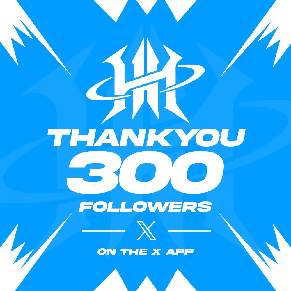 HIATUSESPORTSS's tweet photo. The Momentum Keeps Rolling.. Thankyou For 300💙🏡

#HiatusEsports https://t.co/7RU8QRtfCw