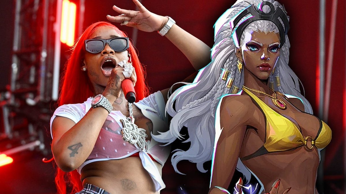 IGN's tweet photo. Storm is one of a handful of female characters in Marvel Rivals with just one Legendary skin, and the pushback around this fact has become so big that even rapper Sexyy Red is speaking up about it. https://t.co/rN7K2Jjj4G https://t.co/cl5R5KzSPO